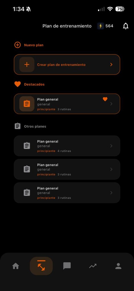 Plan de entrenamiento